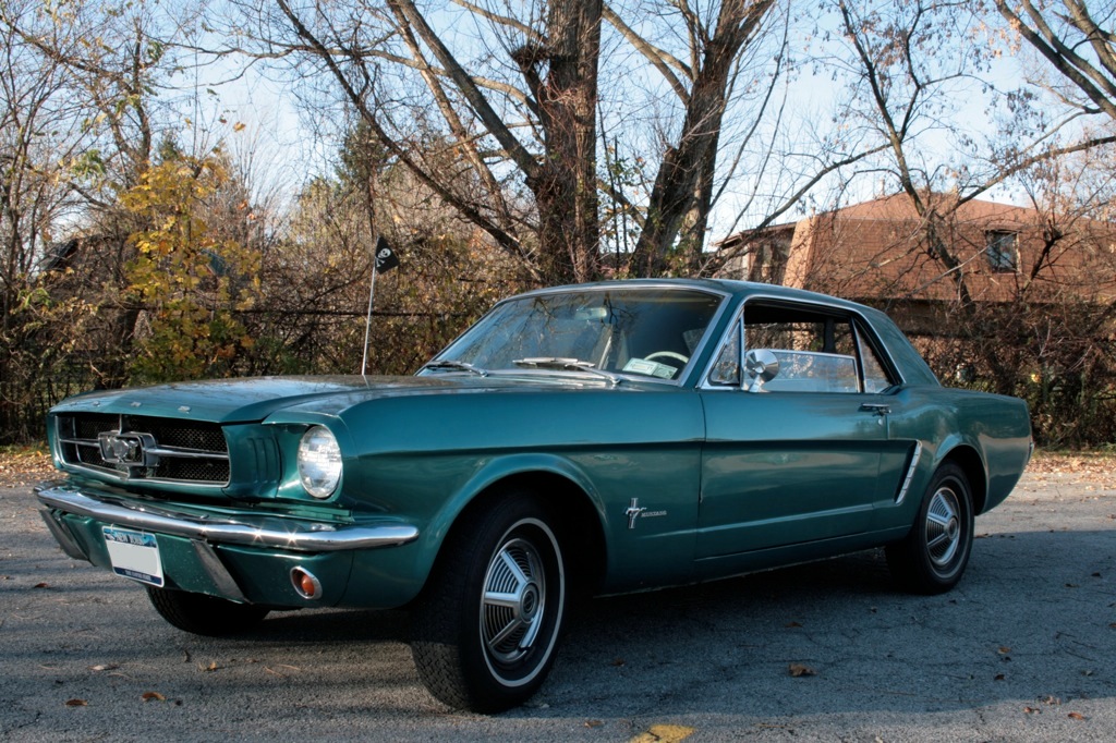Dynasty Green 1965 Mustang Hardtop
