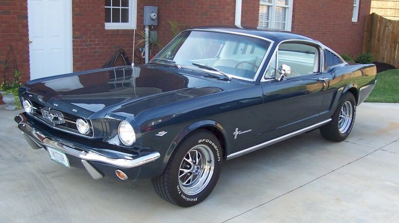 Caspian Blue 1965 Mustang