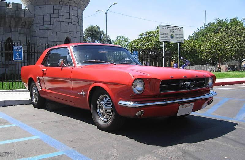 Poppy Red 65 Mustang Hardtop