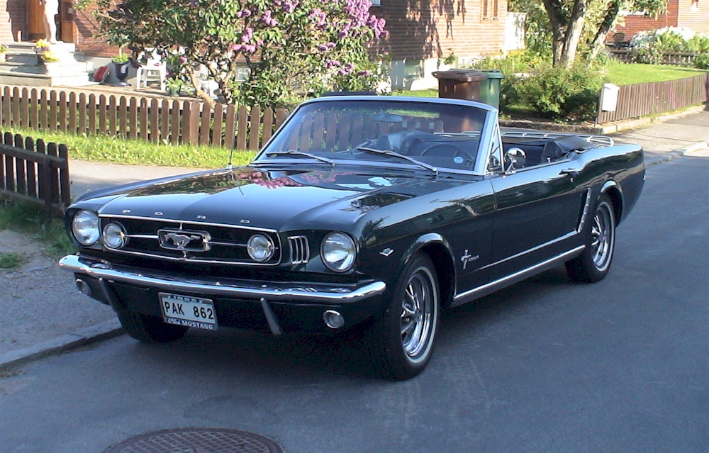 Ivy Green 1965 Mustang Convertible
