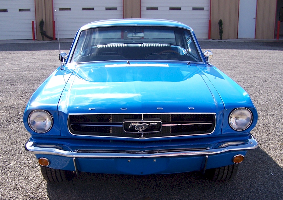 Grabber Blue 65 Mustang