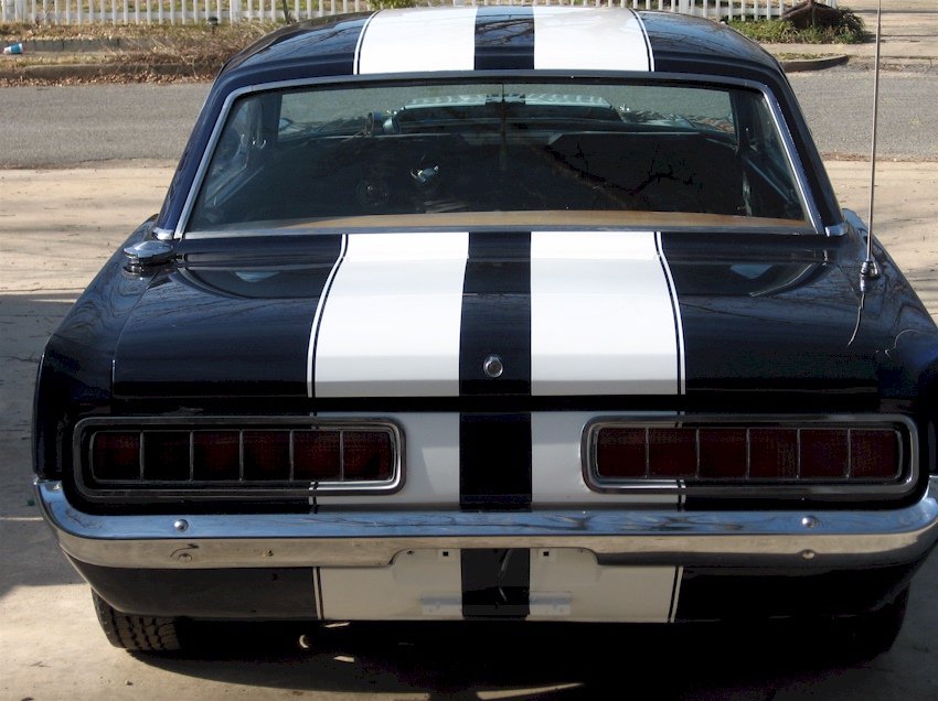 Blue 65 Mustang