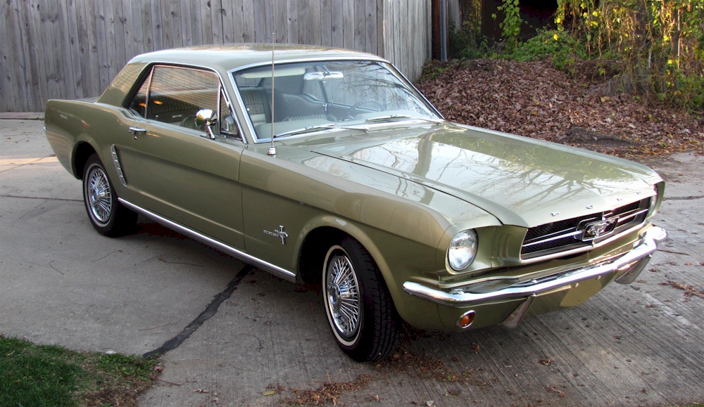 Honey Gold 65 Mustang