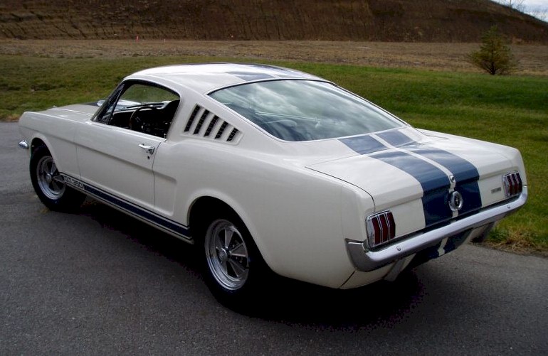 White 65 Shelby GT-350
