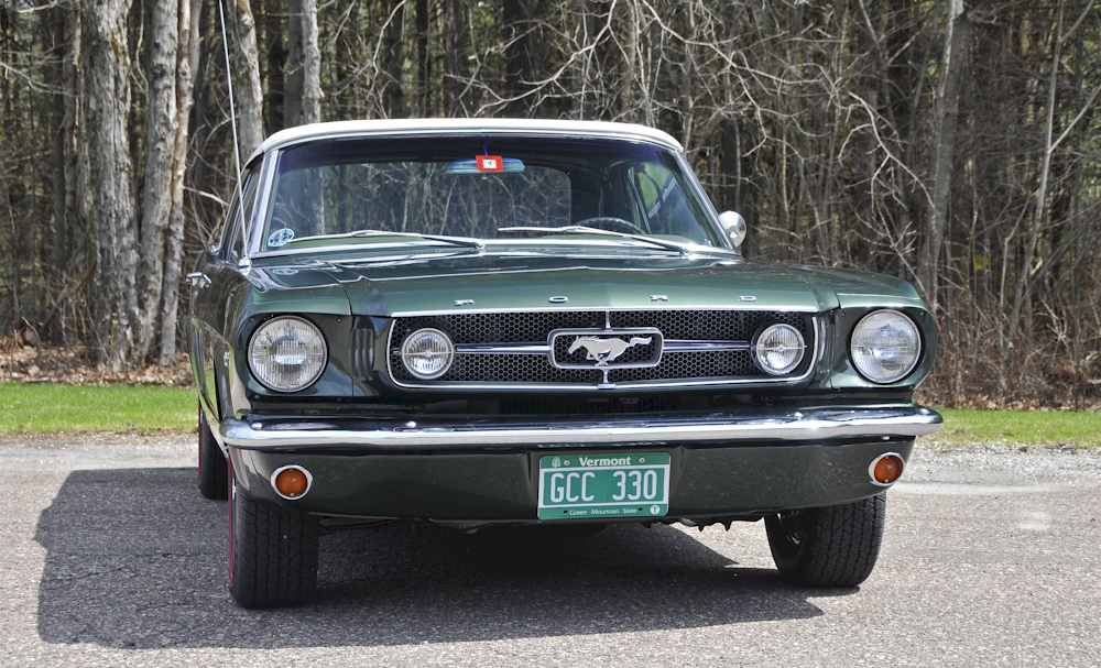 Ivy Green 1965 Mustang GT Convertible