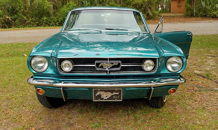 Twilight Turquoise 1965 Mustang