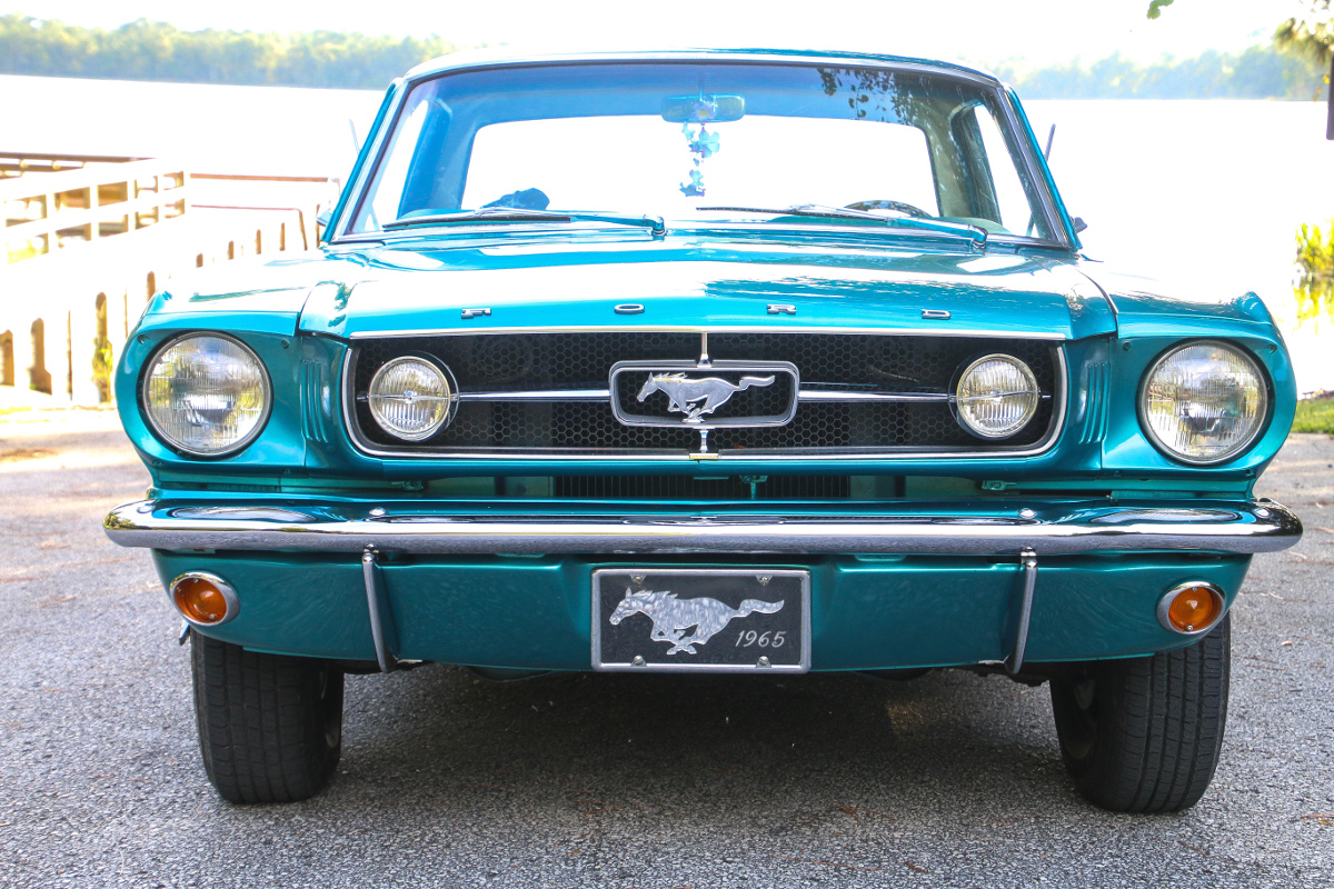 Twilight Turquoise 1965 Mustang