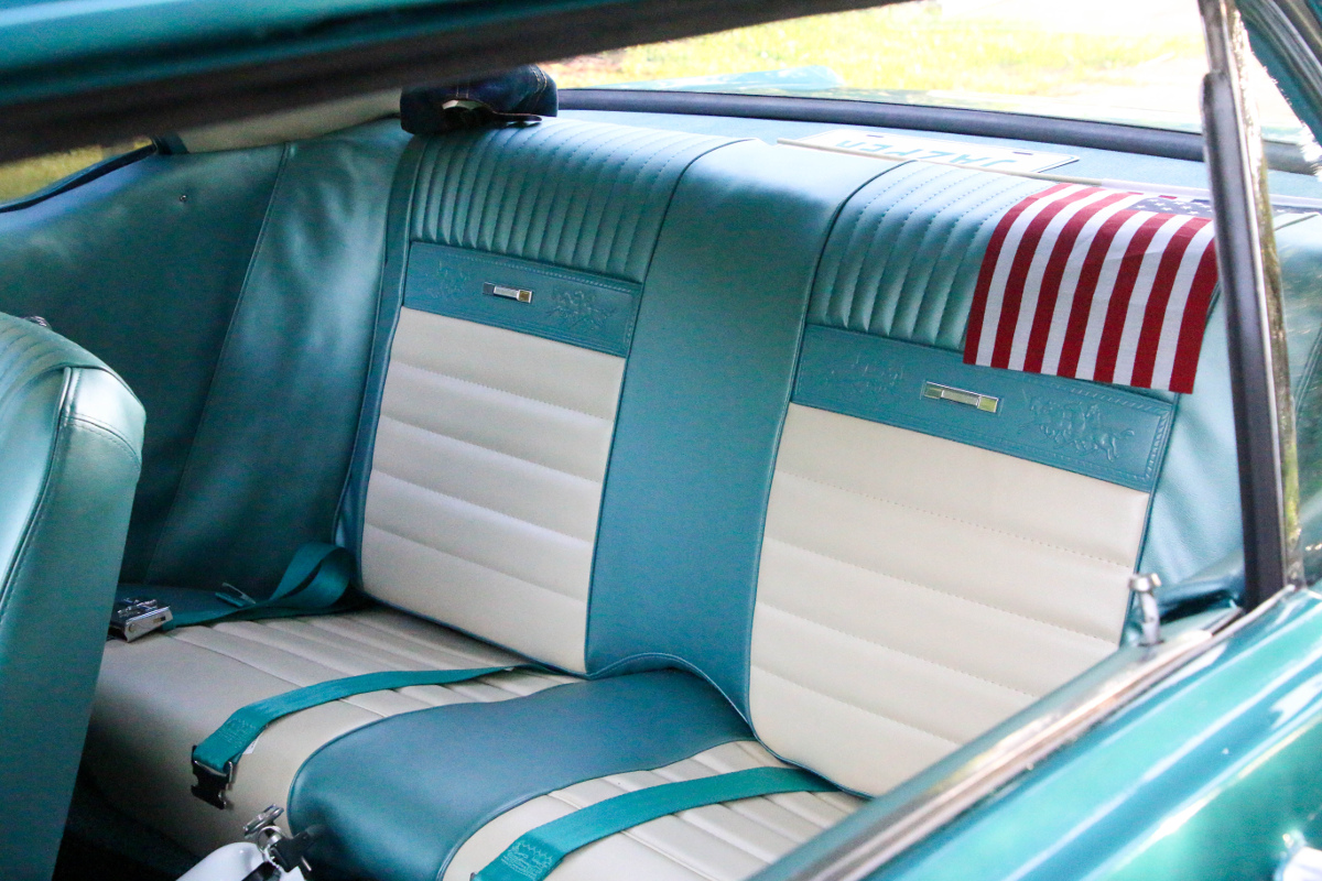 Twilight Turquoise 1965 Mustang