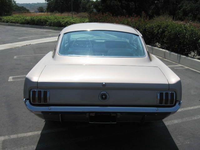 Champagne Beige 1965 Mustang Fastback