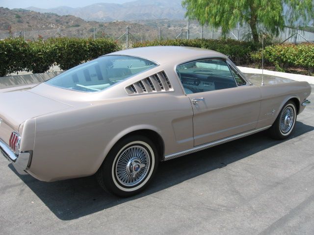 Champagne Beige 65 Mustang Fastback