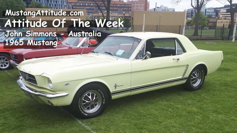 Springtime Yellow 1965 Mustang