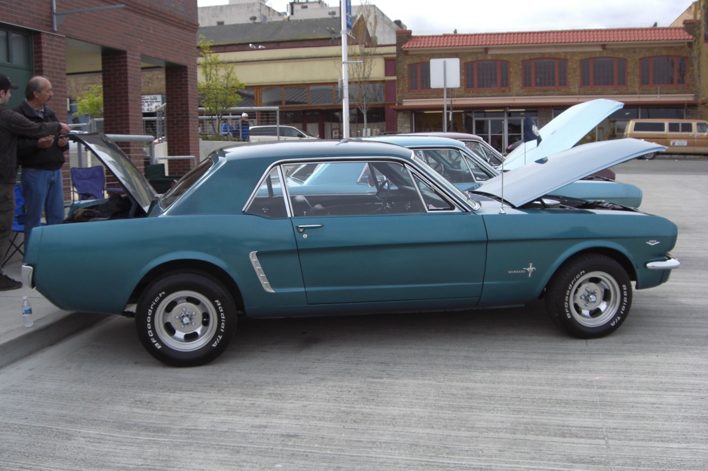 Twilight Turquoise 65 Mustang Hardtop
