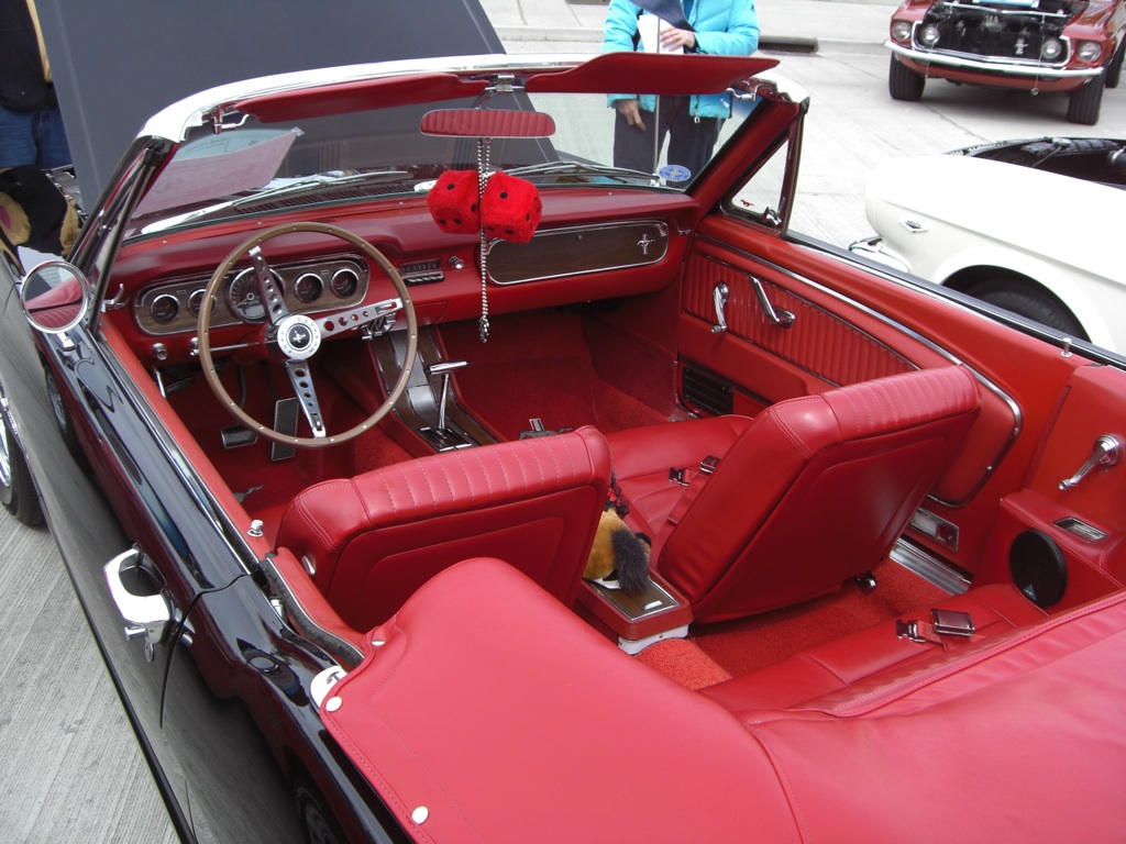 Raven Black 1965 Mustang Convertible