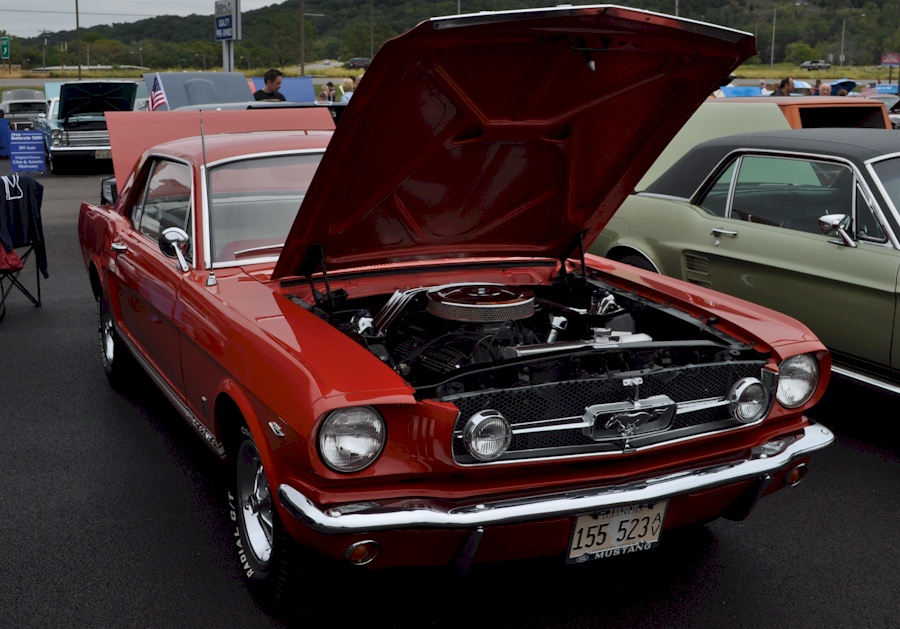 Red 65 Mustang