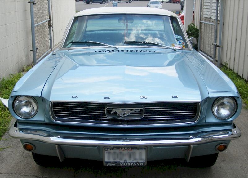 Blue 1966 Mustang
