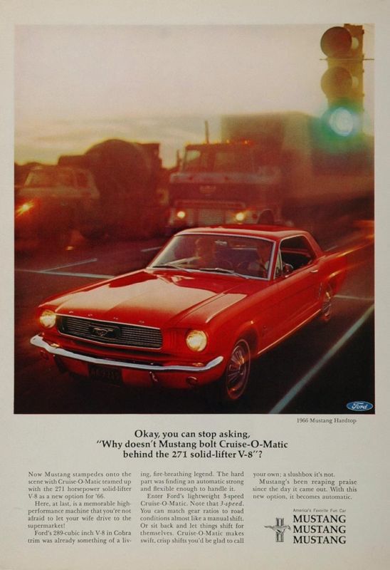 1966 Mustang Ad