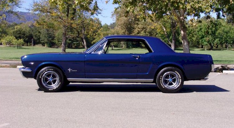 Blue 1966 Mustang Hardtop