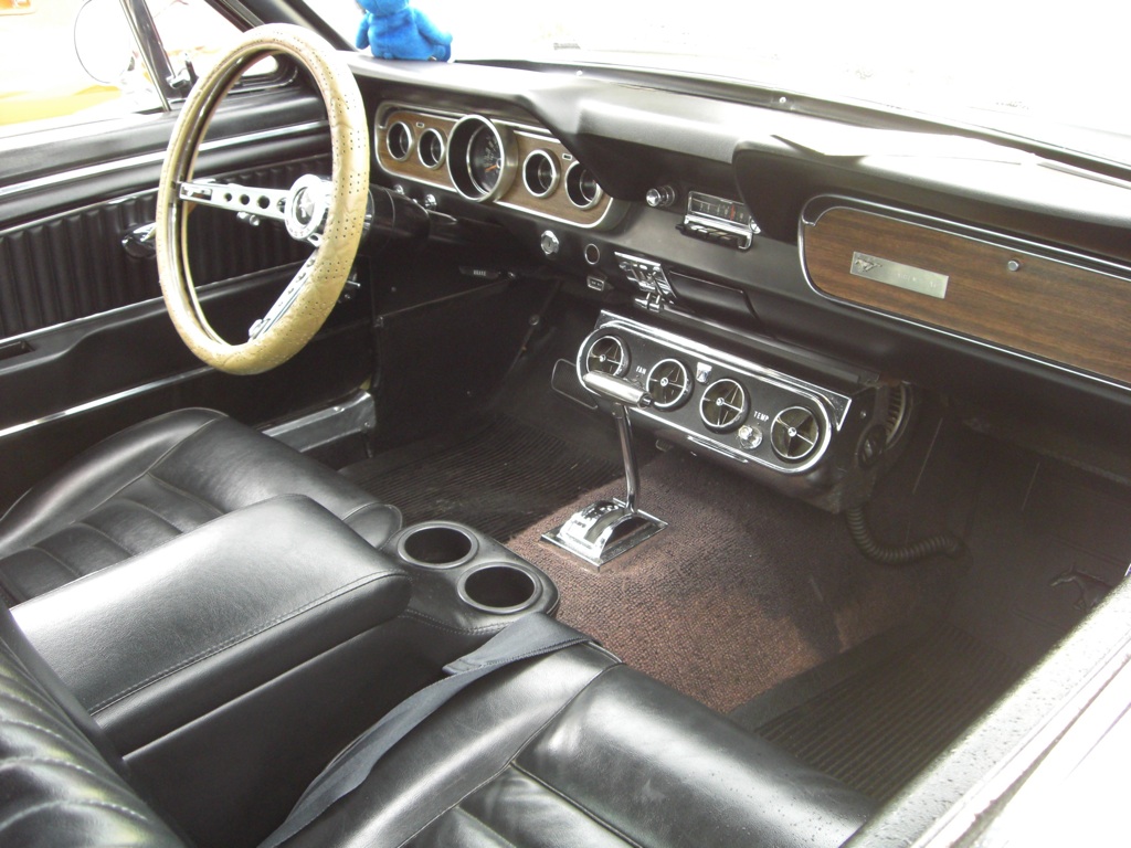 Black Interior 1966 Millionth Edition Mustang Fastback