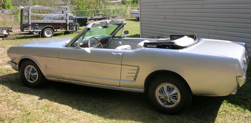 Silver Frost 1966 Mustang