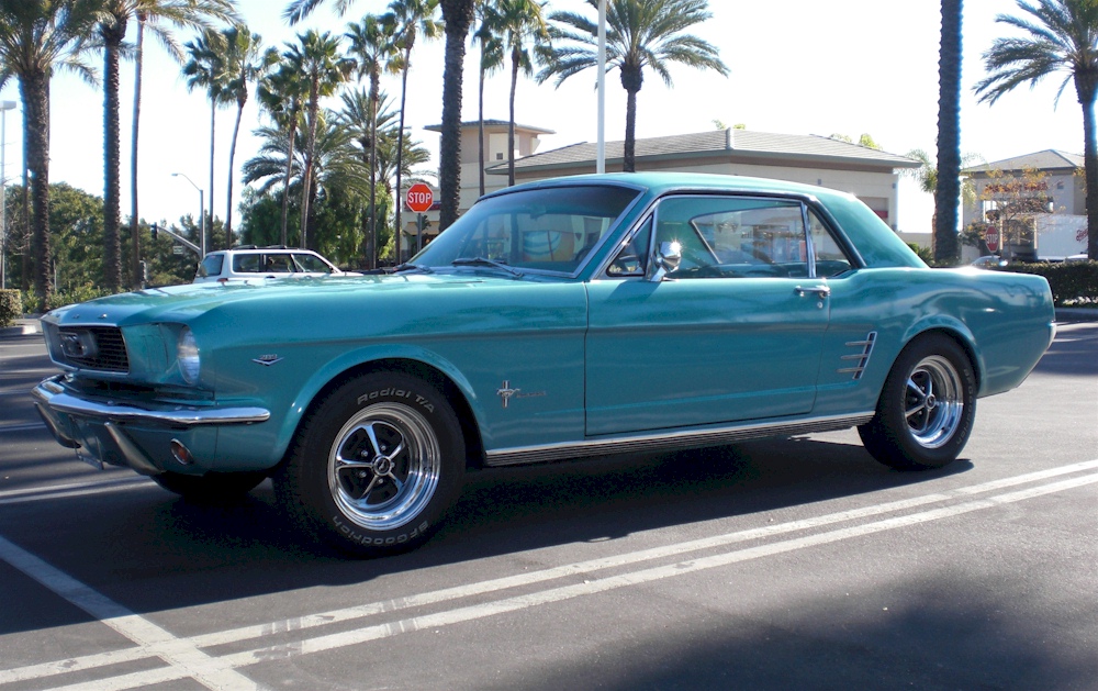 Tahoe Turquoise 66 Mustang
