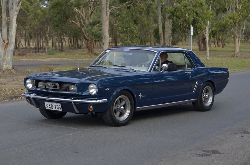 Blue 1966 Mustang