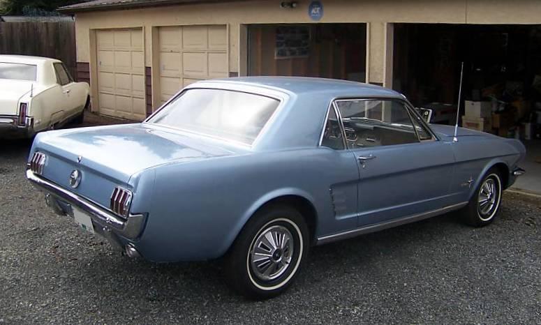 Silver Blue 1966 Mustang Hardtop