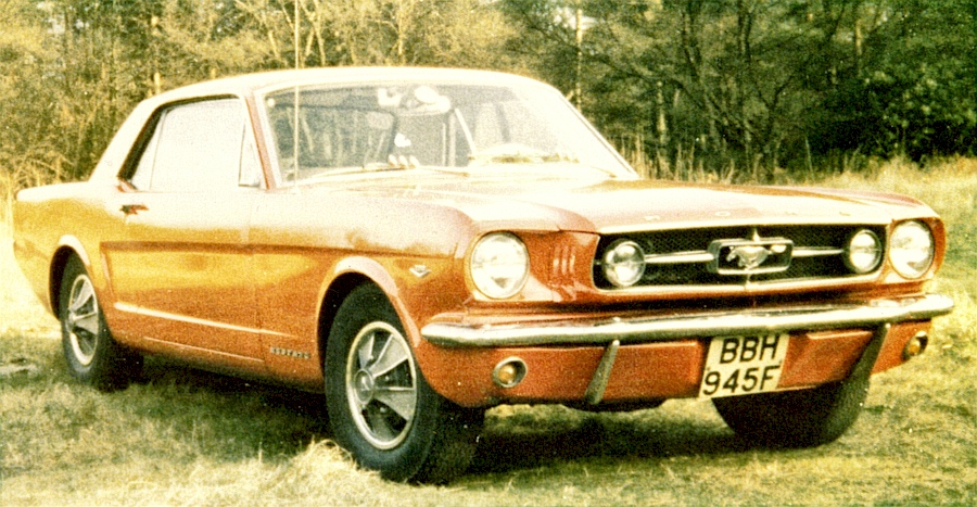 Red 1966 Mustang