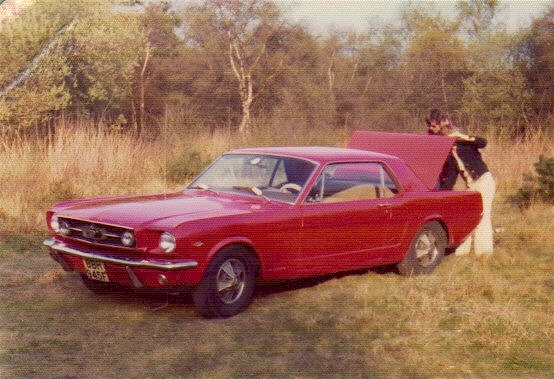 Red 1966 Mustang