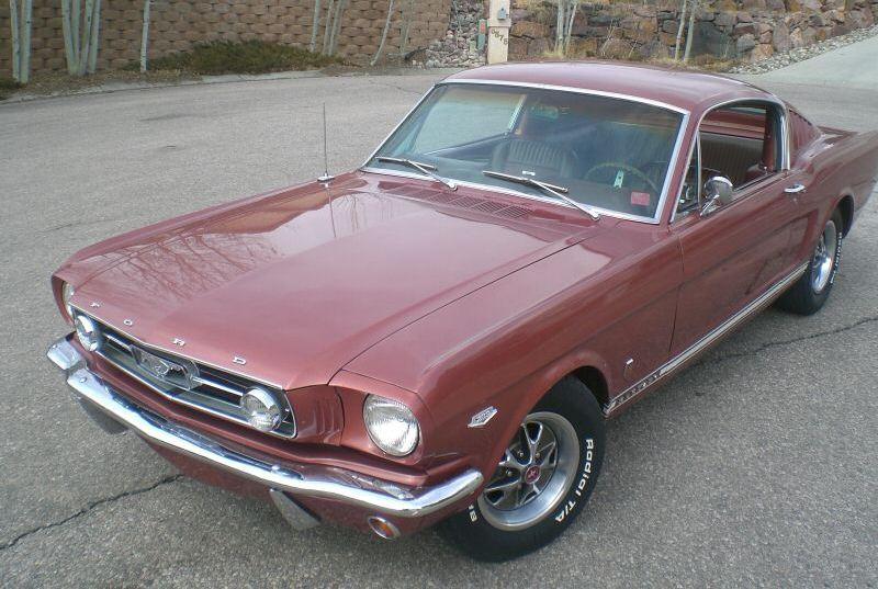 Emberglo 1966 Mustang GT Fastback