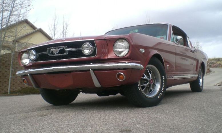 Emberglo 1966 Mustang GT Fastback