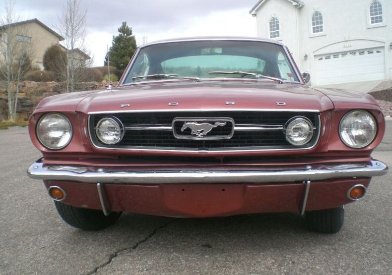 Emberglo 1966 Mustang GT Fastback