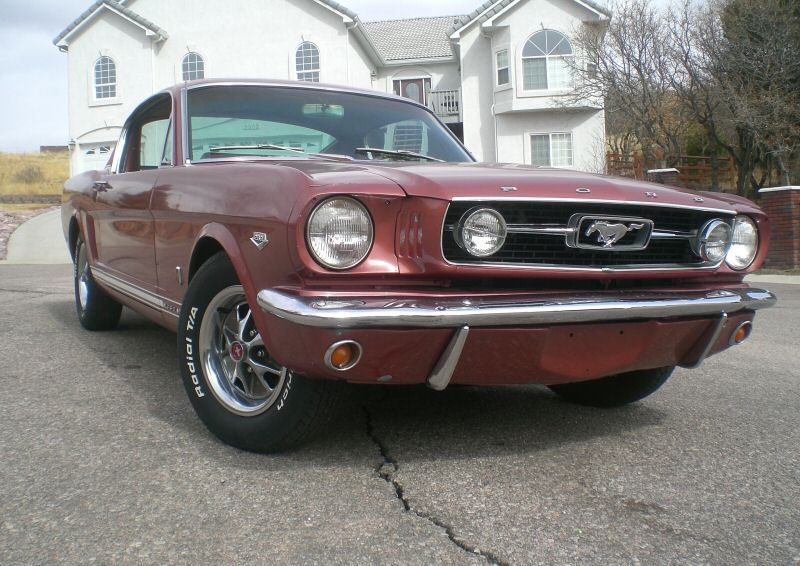 Emberglo 1966 Mustang GT Fastback