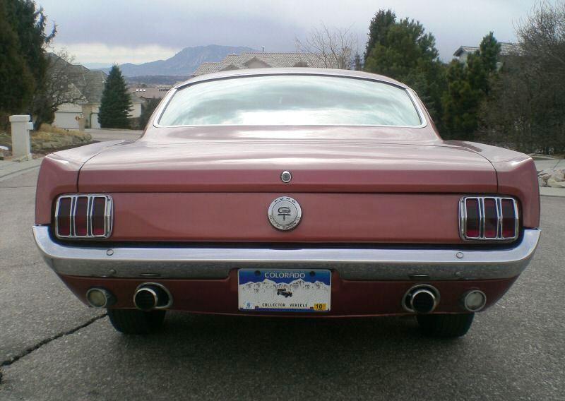 Emberglo 1966 Mustang GT Fastback
