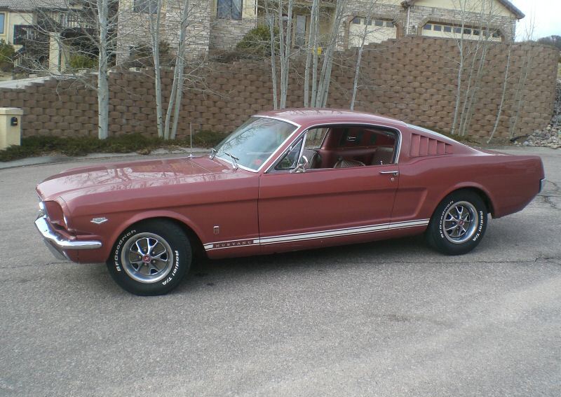 Emberglo 1966 Mustang GT Fastback