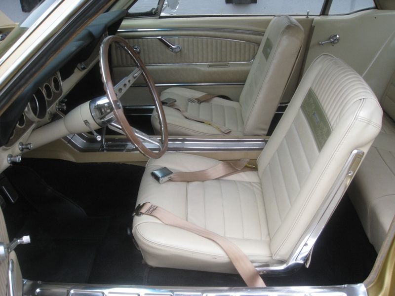 Parchment Pony Interior 1966 Millionth Anniversary Mustang hardtop