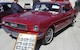 Red 1966 Mustang hardtop