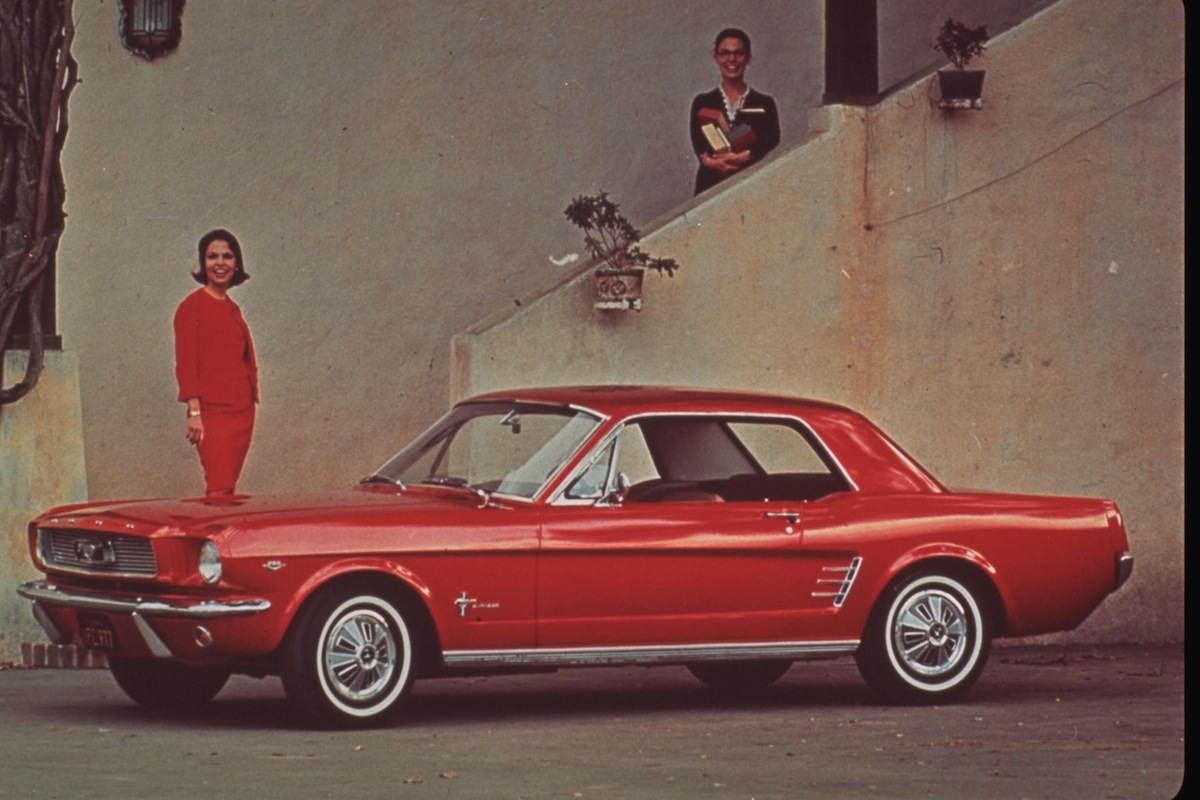 Candyapple Red 1966 Mustang Hardtop