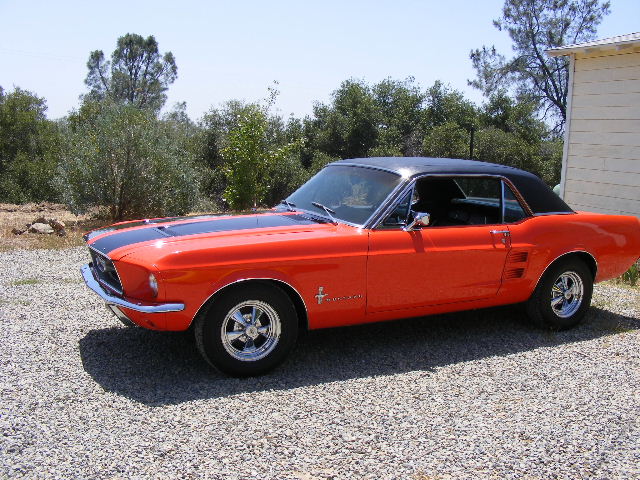 Orange 67 Mustang Ski Country Special