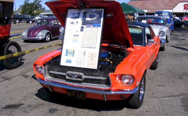 Aspen Red 1967 Ski Country Mustang