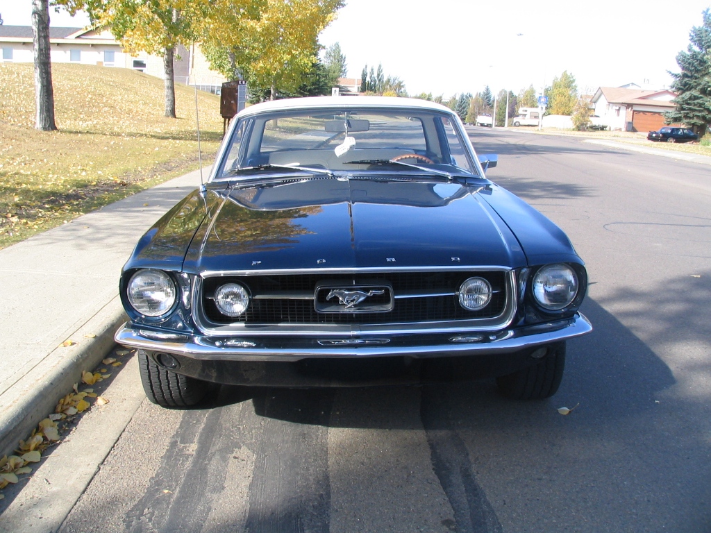 Nightmist Blue 1967 Mustang GT Hardtop
