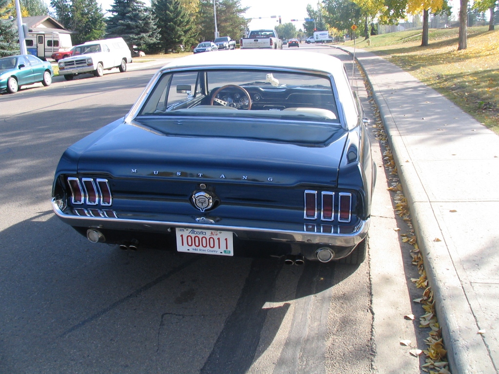 Nightmist Blue 1967 Mustang GT Hardtop