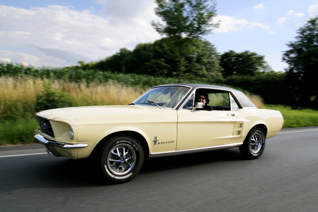 Special Order Cream Yellow 1967 Mustang Hardtop