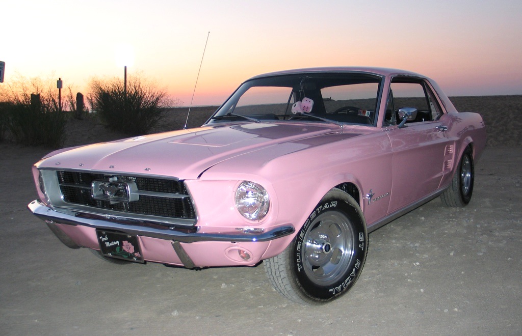 Dusk Rose 67 Mustang Hardtop