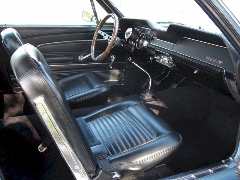 Interior view 1967 hardtop