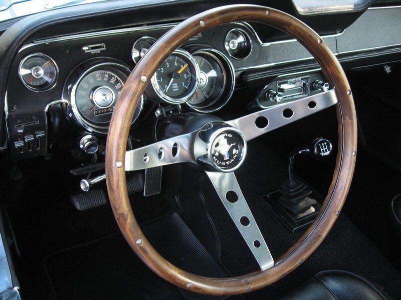 Dash close-up 1967 hardtop