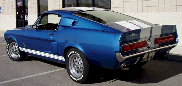 Acapulco Blue 1967 Shelby GT500