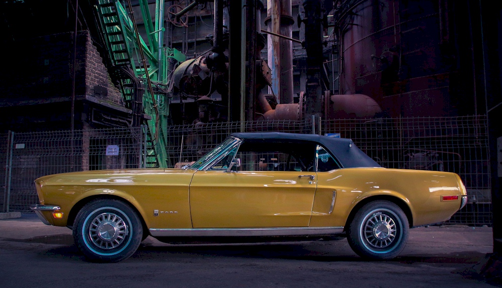 Sunlit Gold 1968 T5 Convertible