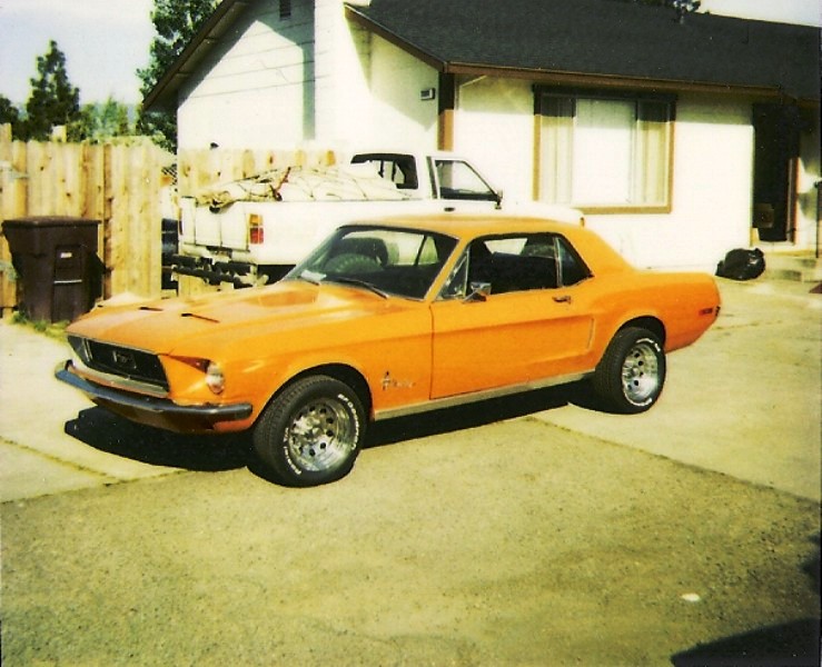 Madagascar Orange 68 Rainbow of Colors Promotional Mustang Hardtop