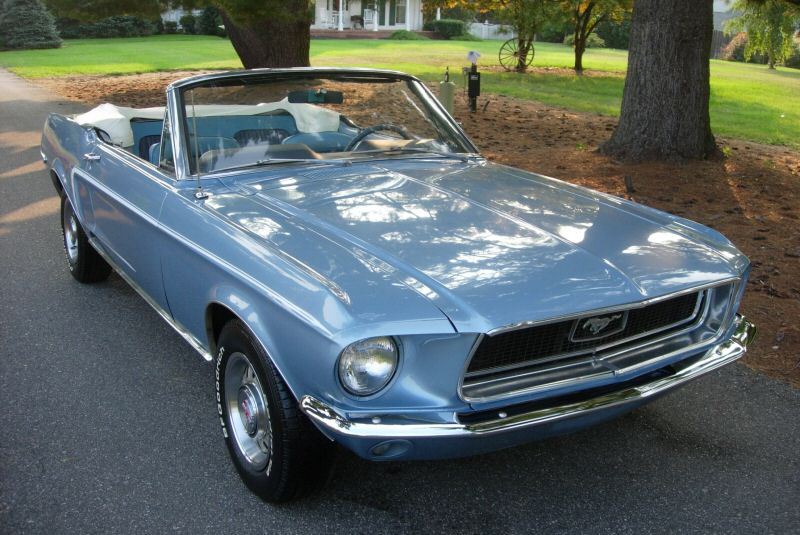 1968 Mustang right front view