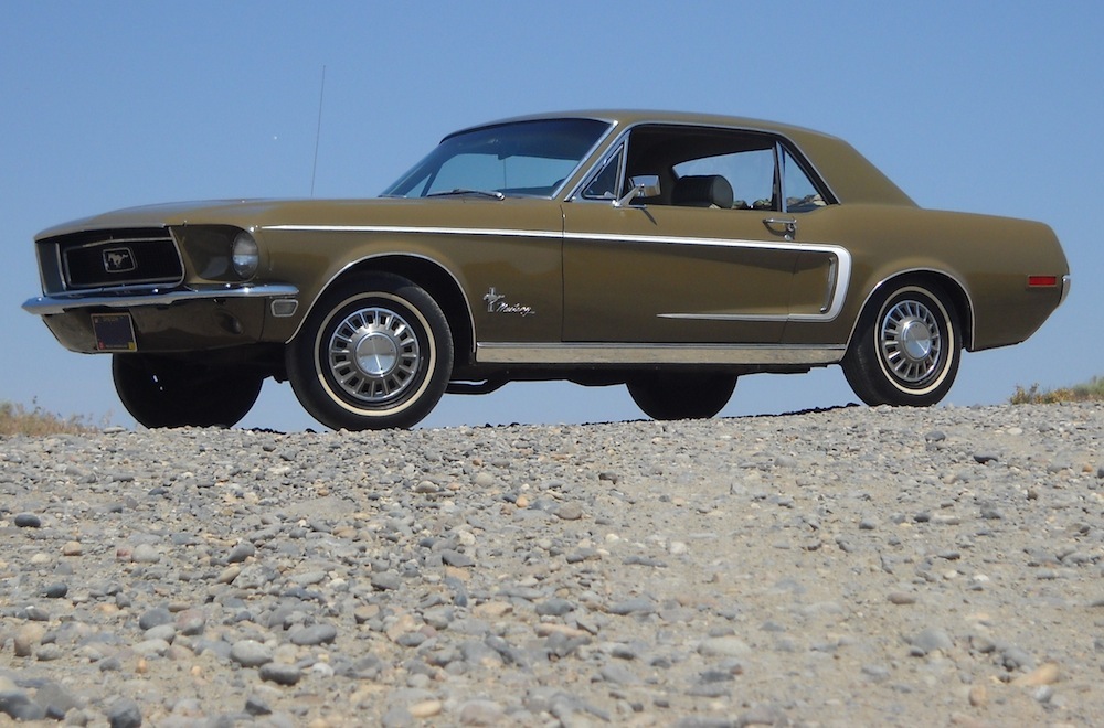 Olive Green 68 Rainbow of Colors Promotional Mustang Hardtop